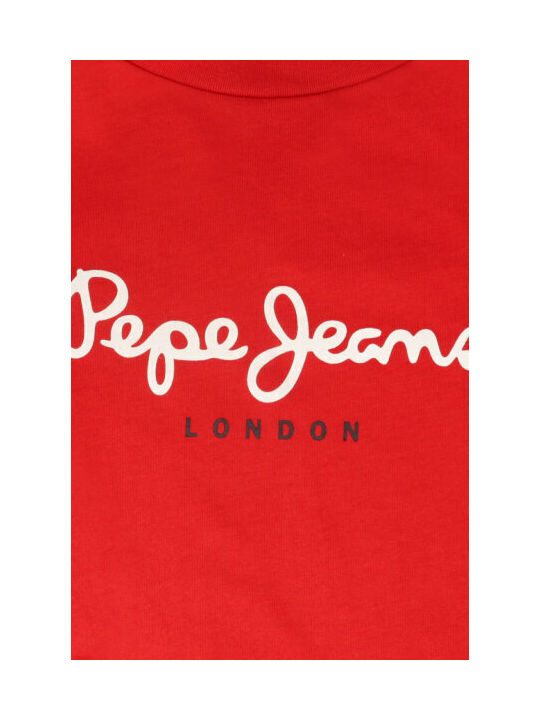 Pepe Jeans Kinder-T-Shirt Rot