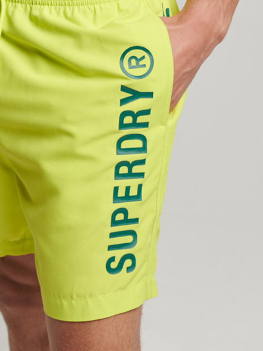 Core Sport Мъжки Бански Плувни Шорти Жълти