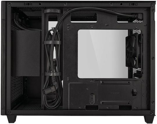 Asus Prime AP201 TG Gaming Micro Tower Κουτί Υπολογιστή με Πλαϊνό Παράθυρο Black