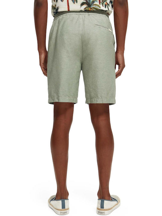 Scotch & Soda Men's Sports Monochrome Shorts Green