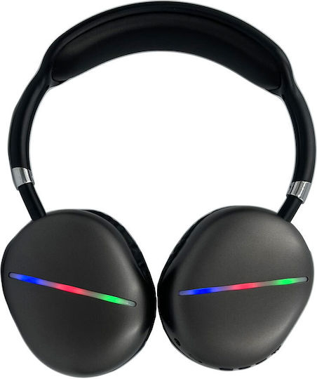 Andowl Q-MAX10 Bluetooth Wireless Over Ear Headphones with Radio with 12 hours of Operation Gray