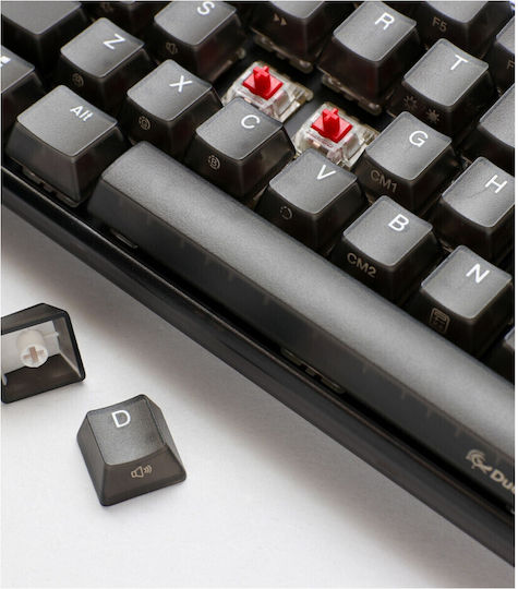 Ducky One 3 Mini Aura Gaming Μηχανικό Πληκτρολόγιο 60% με Cherry MX Silent Red διακόπτες και RGB φωτισμό (Αγγλικό US)