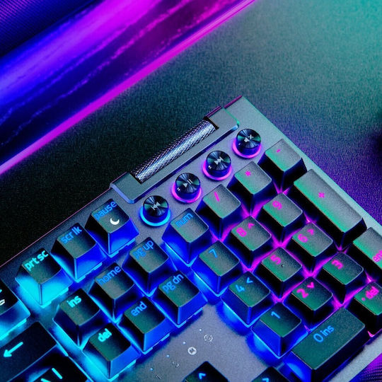 Razer BlackWidow V4 Pro Gaming Mechanical Keyboard with Razer Yellow switches and RGB lighting (English US)