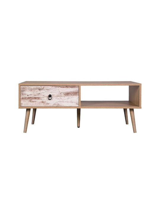 Rectangular Wooden Coffee Table Sonoma L100xW50xH40cm