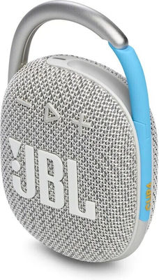 JBL Clip 4 Eco Blue Wasserdicht Bluetooth-Lautsprecher 5W mit Batterielaufzeit bis zu 10 Stunden Weiß