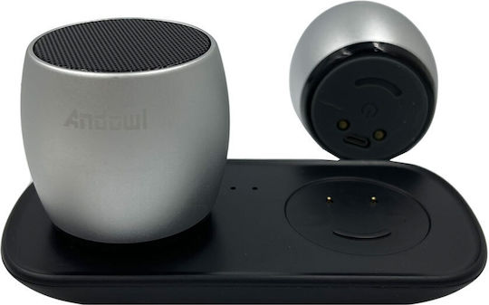 Andowl Q1 Bluetooth Speaker 3W with Battery Life up to 4 hours Silver