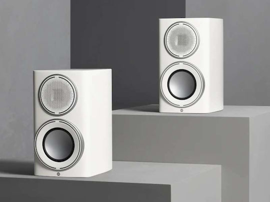 Monitor Audio Platinum 100 3G Ζεύγος Ηχείων Hi-Fi Βιβλιοθήκης 75W 2 Δρόμων Π22.5xΒ32.5xΥ39.8εκ. Λευκό Γυαλιστερό
