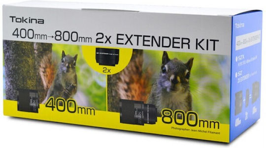Tokina Kit Full Frame Φωτογραφικών Φακών SZX 400mm f/8 Reflex MF + 2X Extender Telephoto για Nikon Z Mount Μαύρος