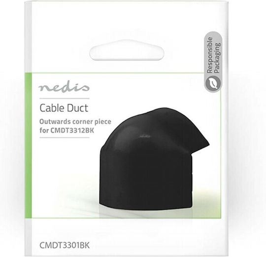 Nedis Management Duct Over Corner Kabelschutzgitter Schwarz CMDT3301BK 1 Stück