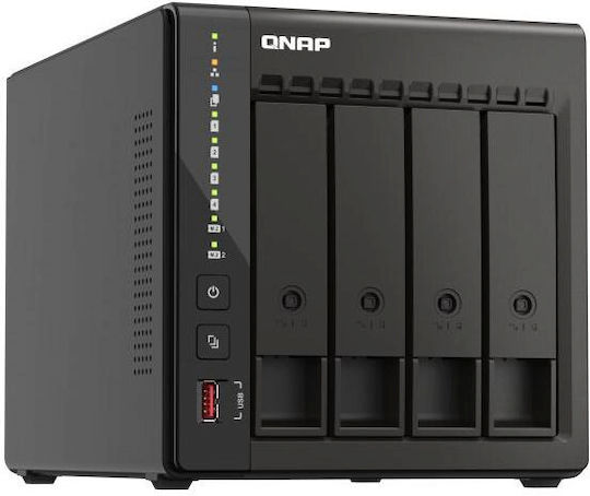QNap TS-453E NAS με 6 θέσεις για HDD/M.2/SSD και 2 θύρες Ethernet