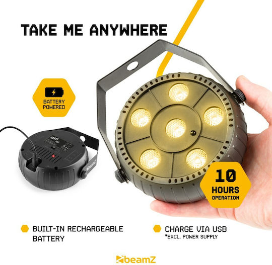 BeamZPro Φωτορυθμικό LED PAR PLP10 Partypar RGB