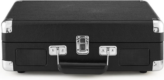 Crosley CR8005F-BK Βαλιτσάκι Πικάπ με Προενίσχυση και Ενσωματωμένα Ηχεία Μαύρο