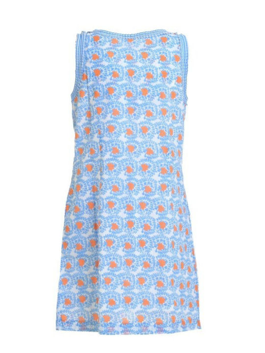 Ble Resort Collection Summer Mini Dress Light Blue