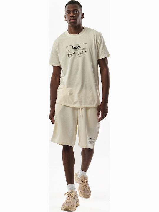 033329 Men's Athletic Shorts Off White