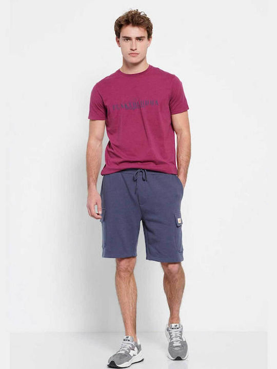 FBM007-06603 Men's Athletic Shorts Indigo