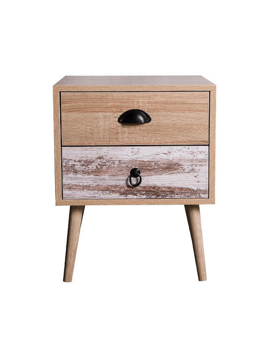 Wooden Bedside Table 40x39.5x50cm