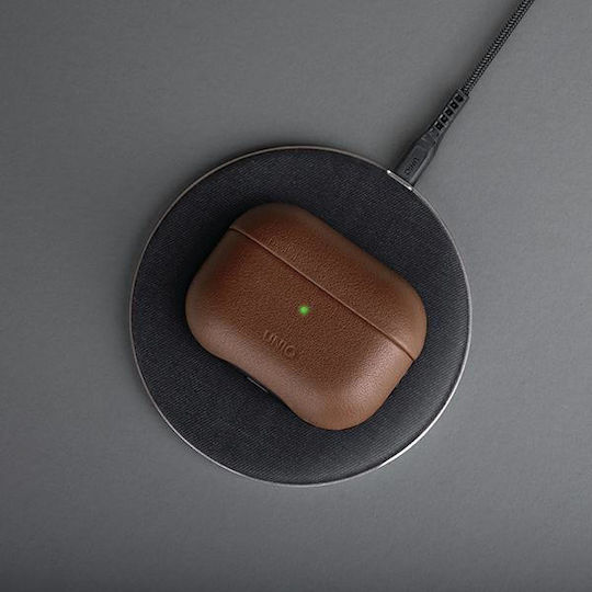 Uniq Terra Hülle Leder Dallas Black für Apple AirPods Pro 2