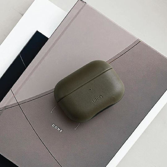 Uniq Terra Hülle Leder Dallas Black für Apple AirPods Pro 2