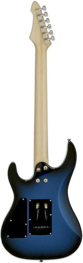 Aria Pro II Mac Series Електрическа Китара Stratocaster Червена