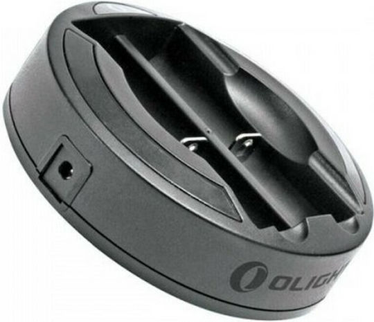 Olight Omni-Dok Зарядно 2 за батерии Li-ion/Ni-MH Размер AA/AAA/18650/16340/14500 в Черен цвят