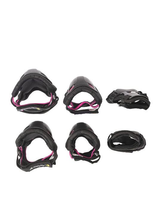 Rollerblade Skate Gear Schutzausrüstung Set für Rollers Schwarz