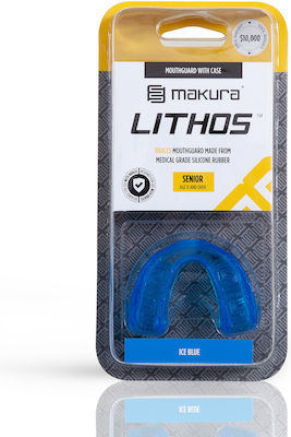 Makura Sport Lithos 6017514141 Προστατευτική Μασέλα Senior Μπλε για Σιδεράκια