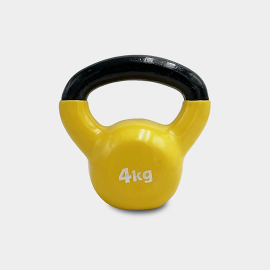 Liga Sport Kettlebell Vinyl 4kg Yellow