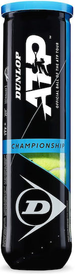 Dunlop ATP Championship Practice Tennis Balls 4pcs