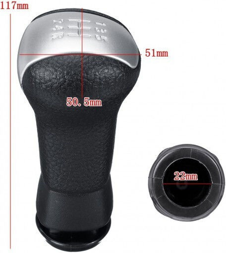 Carman Shift Knob X Trail Qashqai J10 Gear Shift for Nissan X-Trail 2006-2013 Black