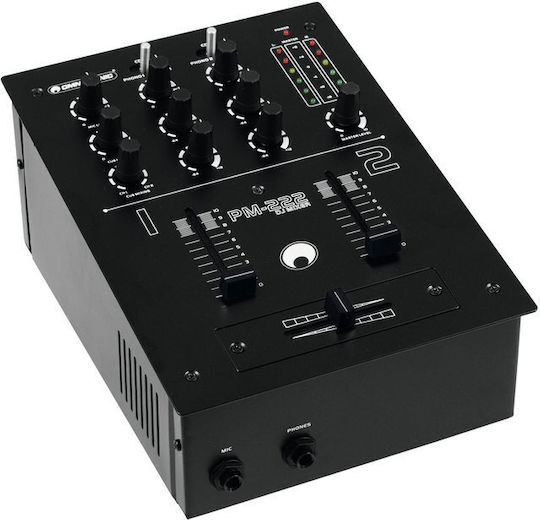Omnitronic PM-222 PM-222 Analog Mischpult 2 Kanäle