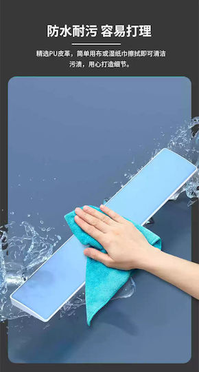 Ajazz Ergonomic Wrist Rest Tenkeyless PU Leather Подложка за китките на клавиатурата Blue 104 Ключове