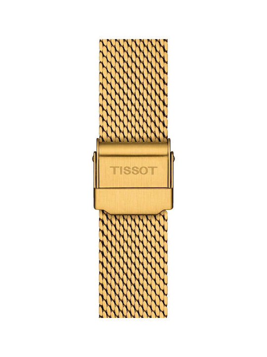 Tissot T-Classic Watch with Gold Metal Bracelet