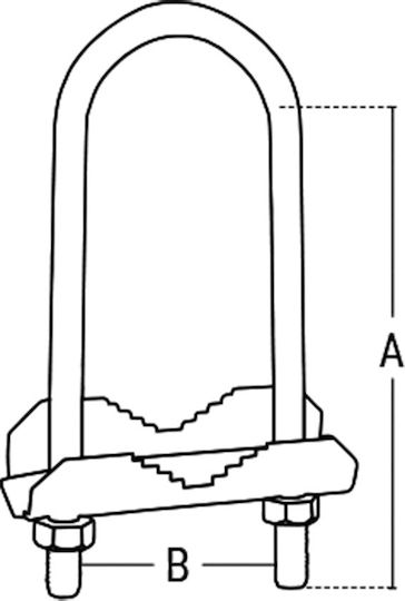 F.F. Group Antenna Mount Size N.2 13cm Pole Mounts Satellite 25547