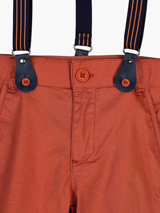 Kinder Shorts Bermudas Stoff Orange