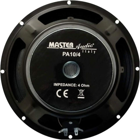 Master Audio Woofer Speaker PA10/4 10" Impedance 4Ω