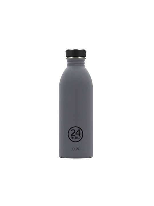 24Bottles Urban Ανοξείδωτο Παγούρι 500ml Γκρι