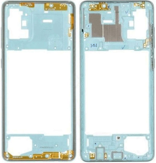 Middle Frame Blue for Galaxy A71