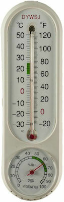 Indoor - Outdoor Thermometer & Hygrometer Wall Mounted