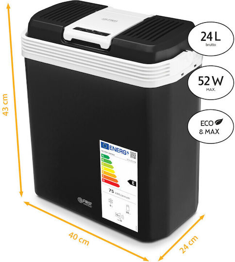 First Austria Φορητό Ψυγείο 20lt 12V / 220V Μαύρο