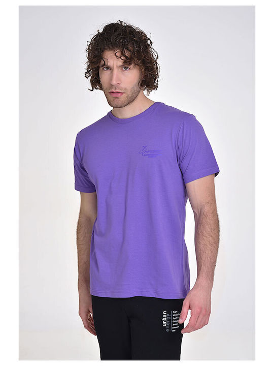 Target T-shirt Bărbătesc cu Mânecă Scurtă Violet