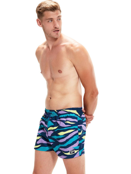 Men Men's Swimwear Shorts Multicolour with Patterns