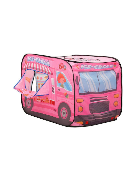 vidaXL Kids Vehicle Play Tent Ice Cream Truck 3107751 Pink