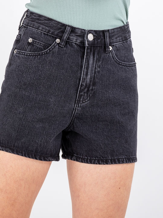 Nora Women's Jean High-waisted Shorts Black