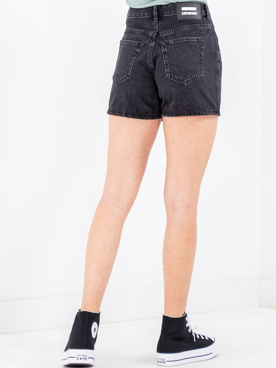 Dr Denim Nora Women's Jean High-waisted Shorts Black