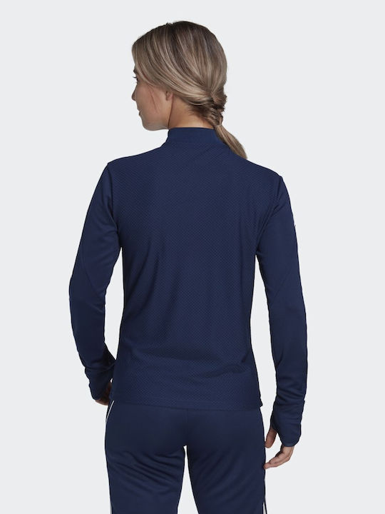 Adidas Tiro 23 League Women's Athletic Blouse Long Sleeve Navy Blue