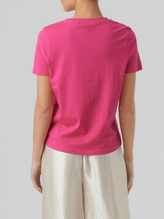 Vero Moda Damen T-Shirt Yarrow Pink