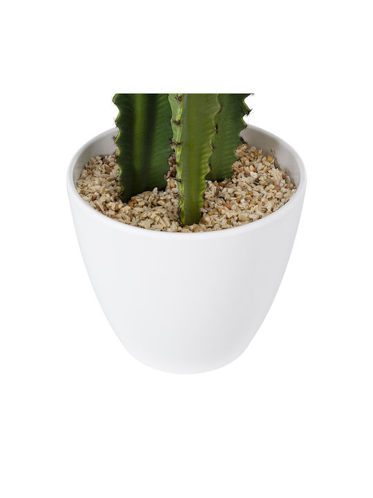 Artificial Plant in Pot Cactus Green 66cm 5pcs GloboStar