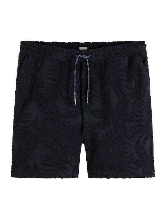 Jacquard Ανδρική Βερμούδα Navy Μπλε