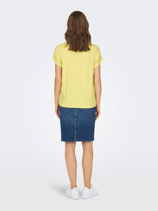 Only Damen T-shirt Dusky Citron