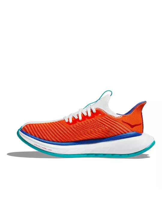 Hoka Carbon X 3 Γυναικεία Αθλητικά Παπούτσια Running Λευκά